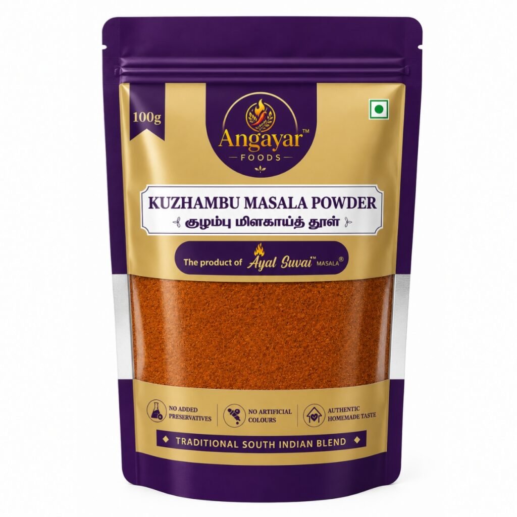 Kuzhambu Masala (100g) - Rich, Spicy & Full of Homemade Goodness